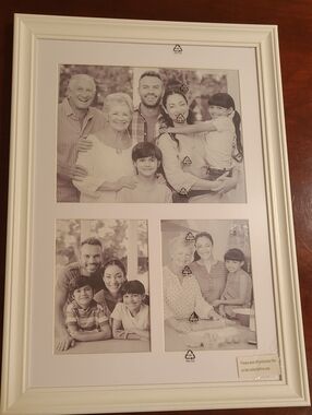 White Multi-Opening Photo Frame - Classic Home Accent